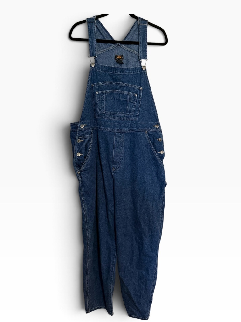 Vintage 90’s Blue Denim Overalls Size 22W